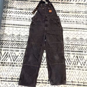 Dark Brown Carhartt Bib Overalls